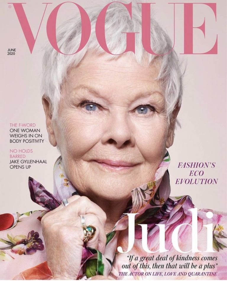Dench ist die älteste Person, die jemals auf dem Vogue-Cover abgebildet wurde. Twitter