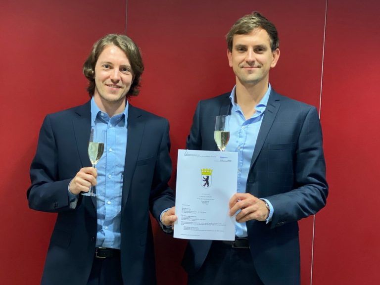 Robert Rutkowski und Luka Dremelj, Geschäftsführer von erento. erento