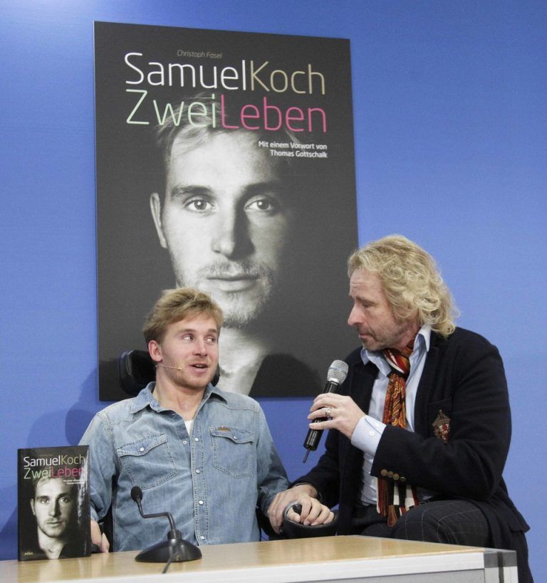Samuel Koch sitzt seit dem Unfall bei „Wetten, dass..?“ im Rollstuhl. Reuters