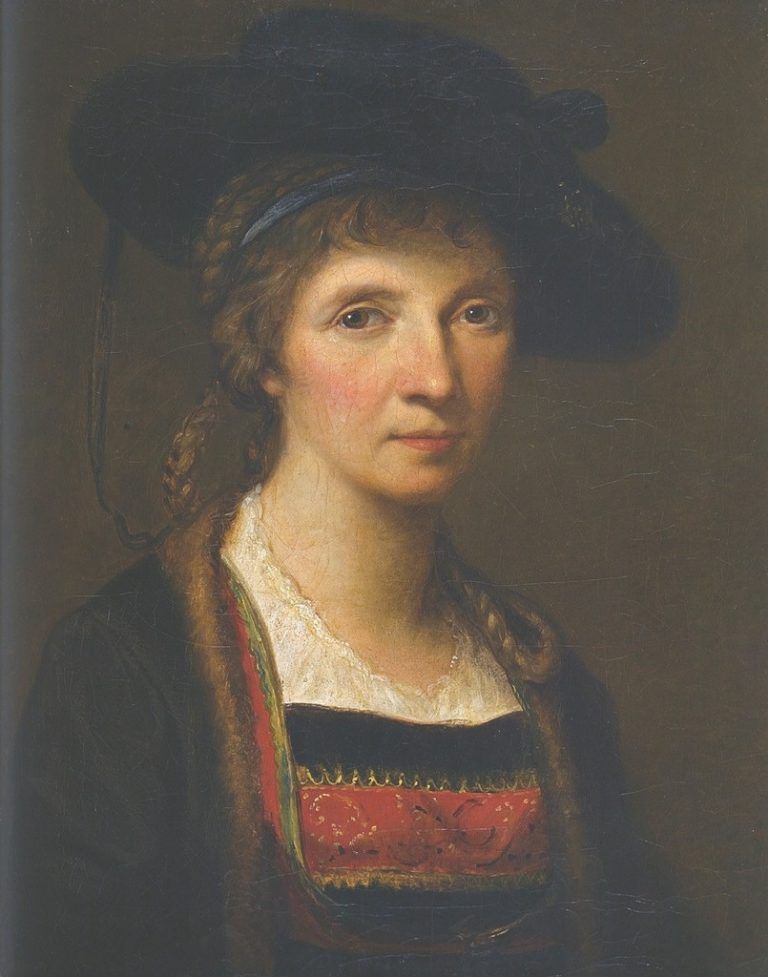 Selbstporträt von Angelika Kauffmann. TIROLER LANDESMUSEUM