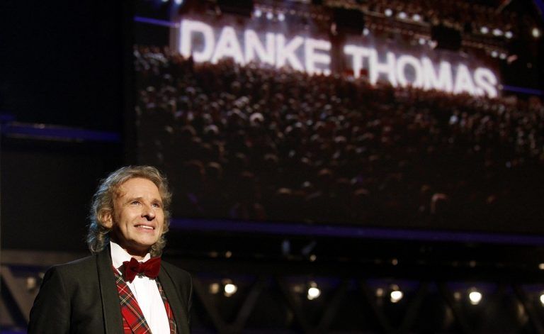 Thomas Gottschalk moderierte 2011 in Friedrichshafen seine letzte „Wetten, dass..?“-Show. Im Herbst soll die Show für ein letztes Mal zurückkehren. Reuters