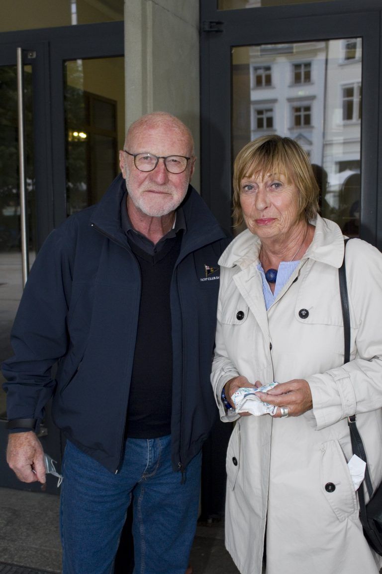 Erster Theaterabend seit langem für Hermann und Sabine Thüringer.