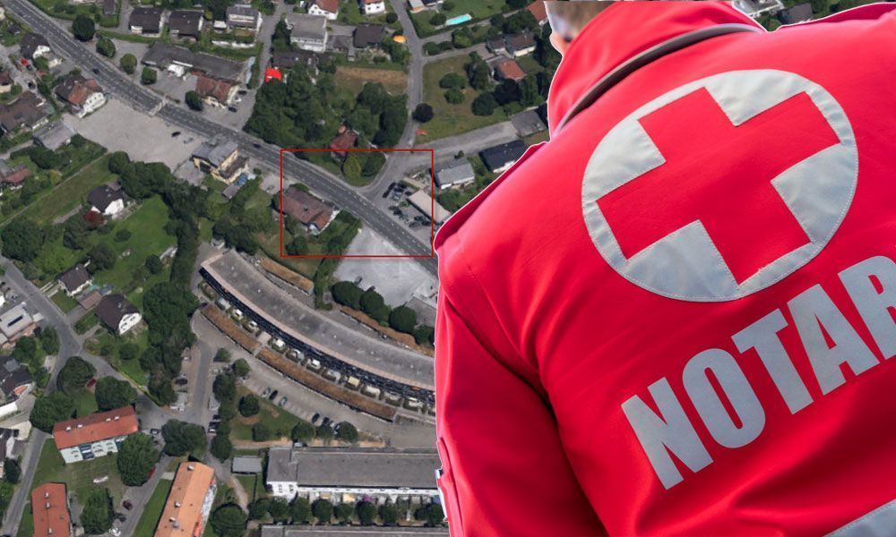 Fußgänger mehrere Meter durch die Luft geschleudert