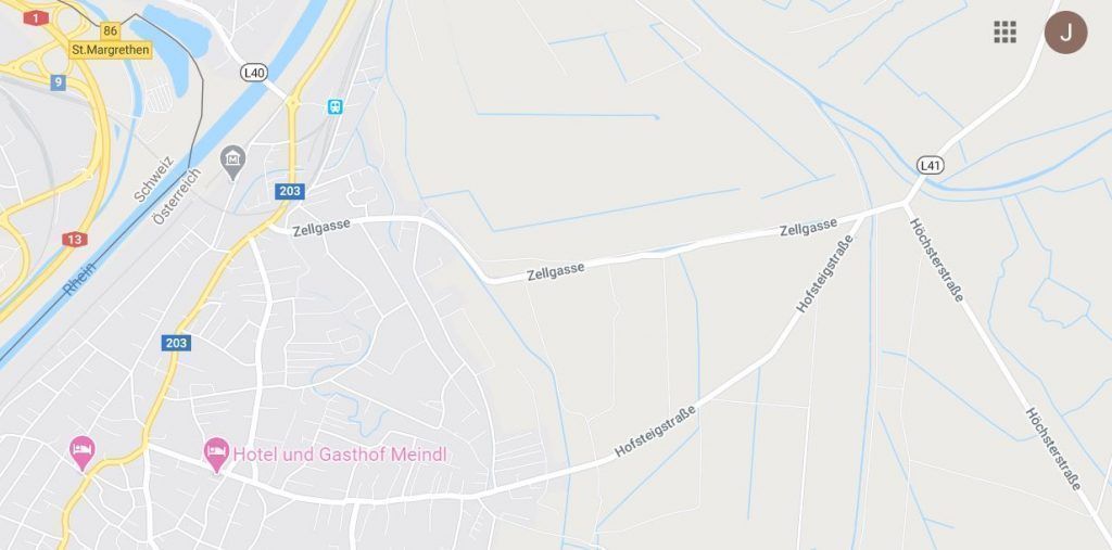 Lustenau: Unfall in der Zellgasse