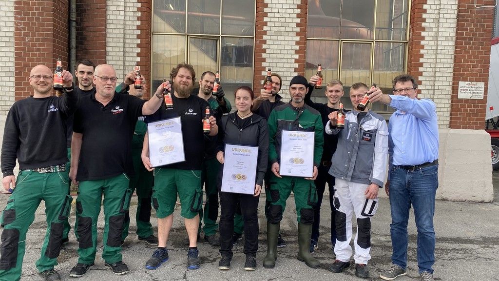 Goldener Medaillenregen  für Brauerei Frastanz