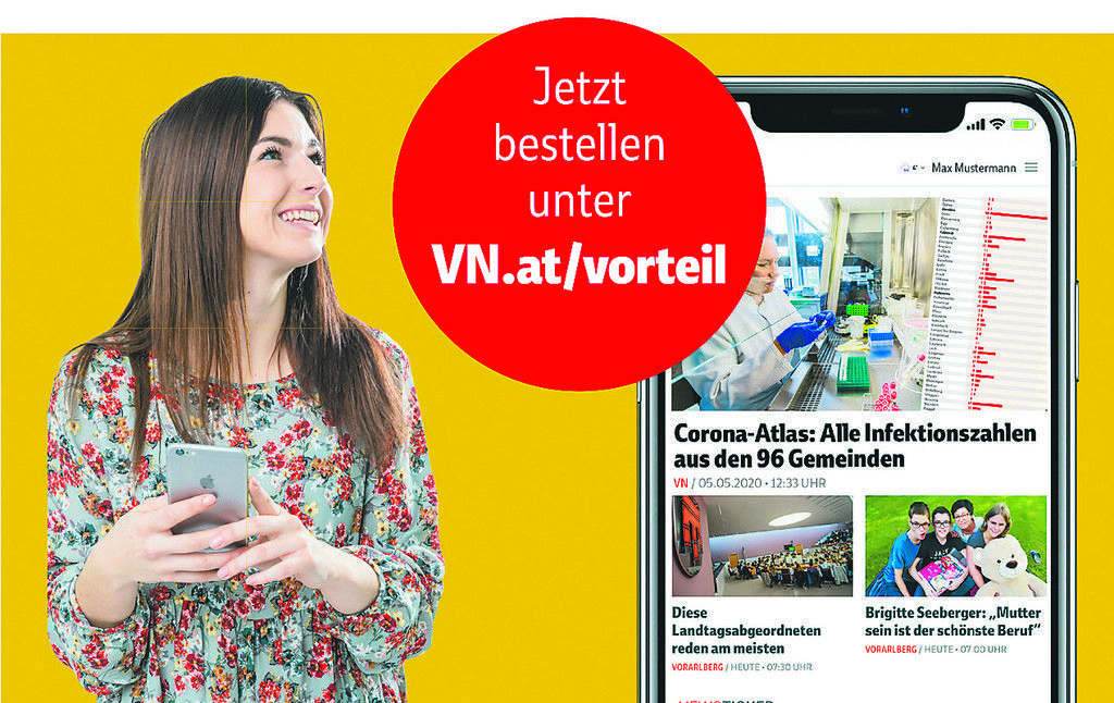 Wir schenken Ihnen einen Monat gratis VN-Digital mit VN.at