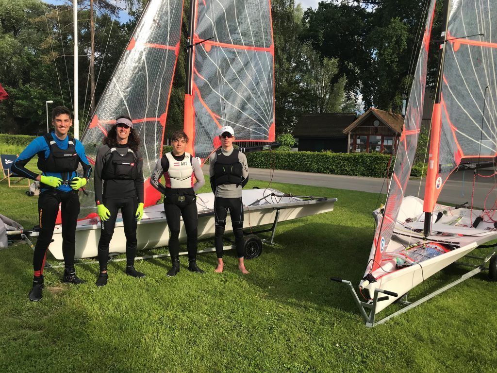 Auf dem Bodensee wird nun auch gesegelt