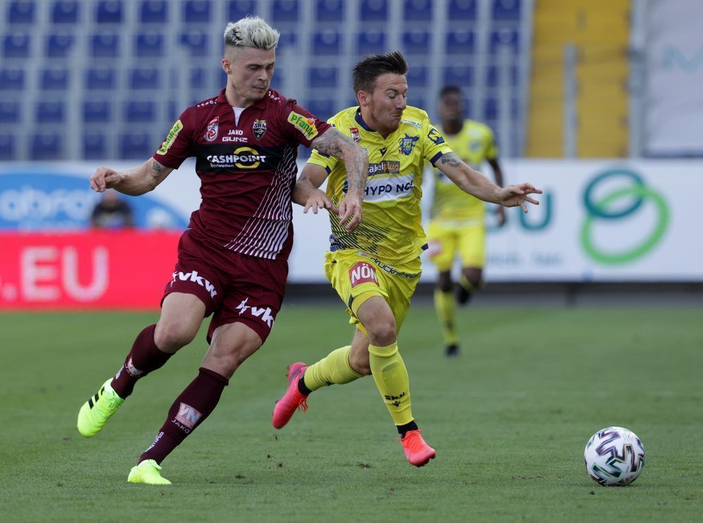 SCR Altach rotiert und verliert in St. Pölten 0:2