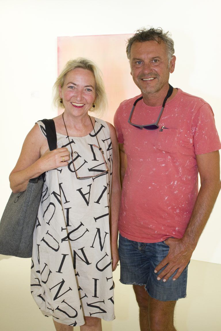 Kunstfreunde Sylvia Janschek und Roland Schuster.