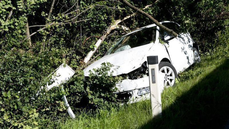 Pkw geriet bei Autobahnauffahrt Rankweil ins Schleudern