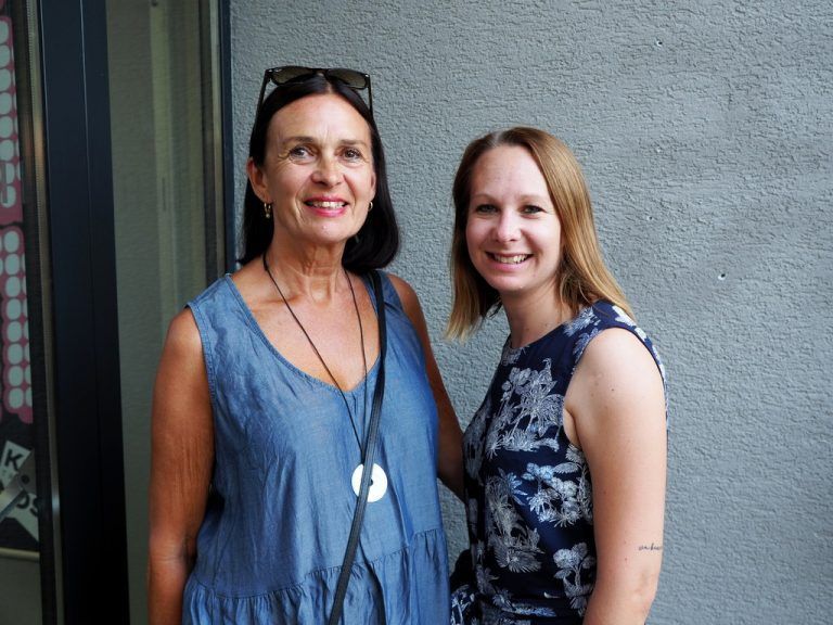 Christl Baumgartner mit Tochter Cornelia.