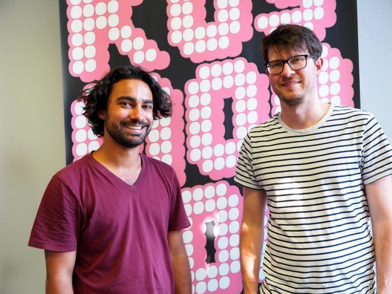 Die Autoren des Kurzdramas: Felix Kalaivanan und Amos Postner.