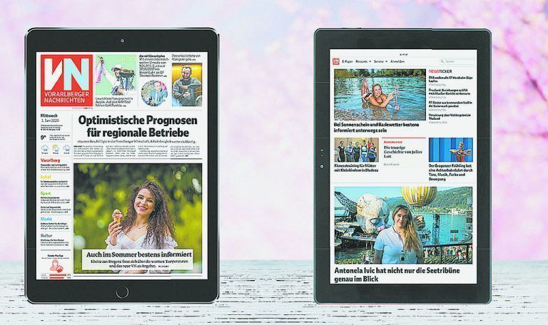 Ein neues Tablet inklusive VN-Digital gibt es für Abonnenten der täglichen, gedruckten Zeitung bereits ab 9,90 Euro pro Monat.VN