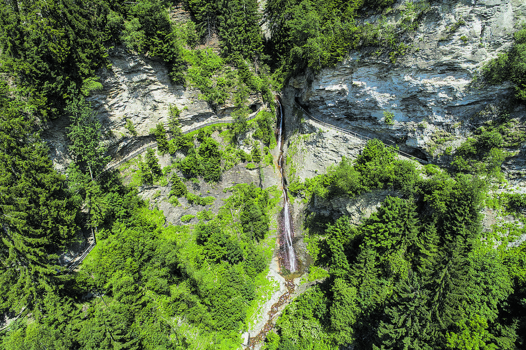 Höhenweg durch die Gadauner Schlucht