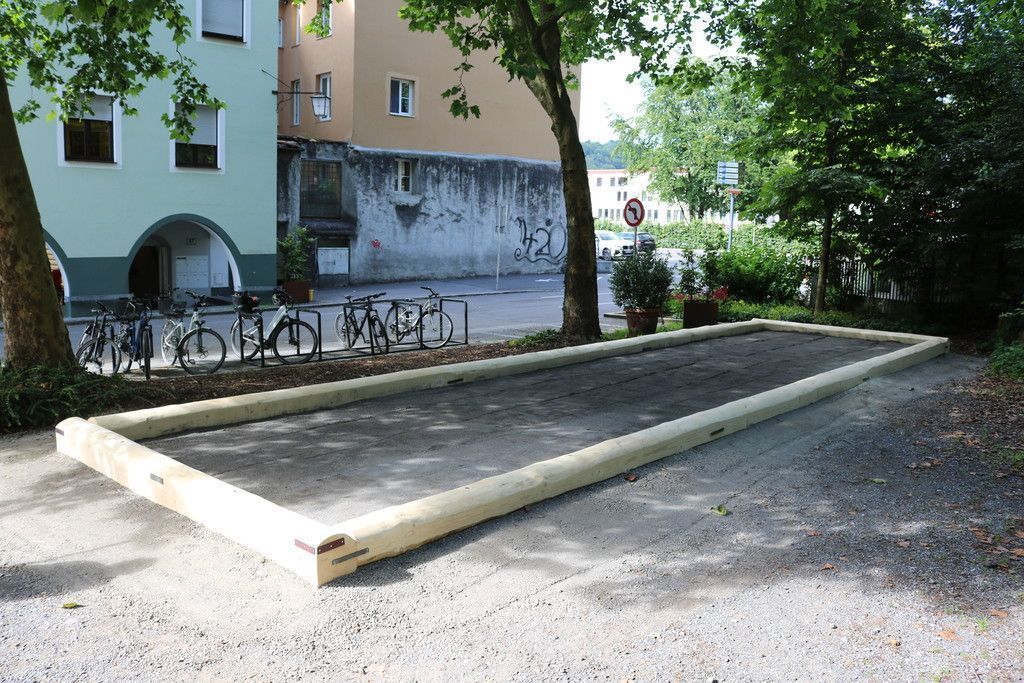 Es hat sich ausgerollt in der Neustadt