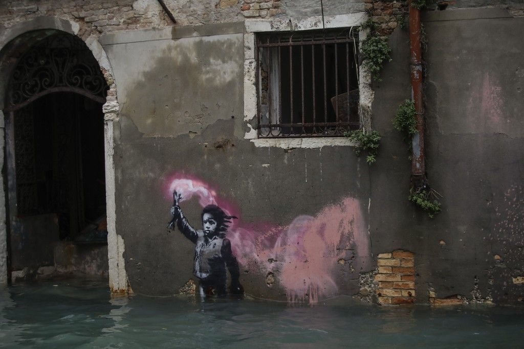 Banksy auf dem Pfänder erwartet
