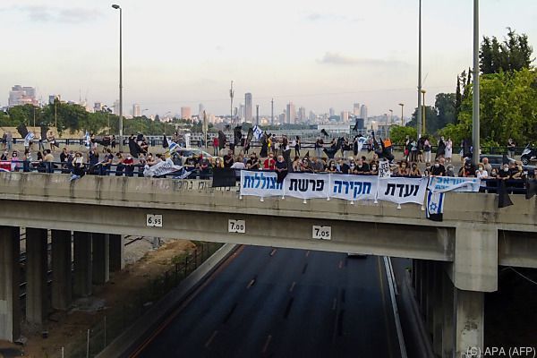 Erneut Demonstration gegen Netanyahu in Jerusalem
