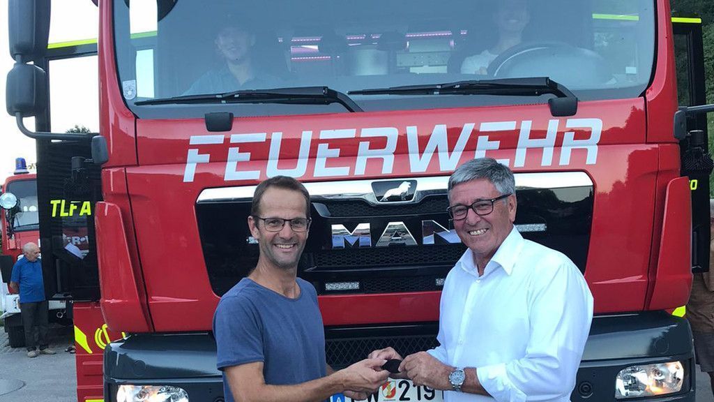 Floriani in Tosters freuen sich über Zuwachs in der Feuerwehrgarage