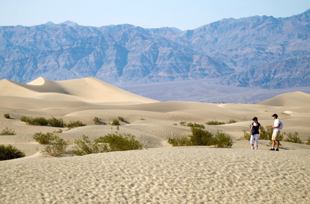 Death Valley mit Hitzerekord von 54,4 Grad Celsius