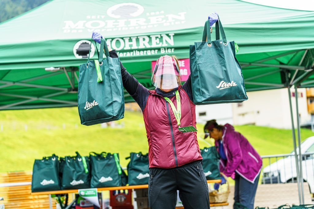 Im Regen drehte Bergspezialistin Sabine Reiner auf