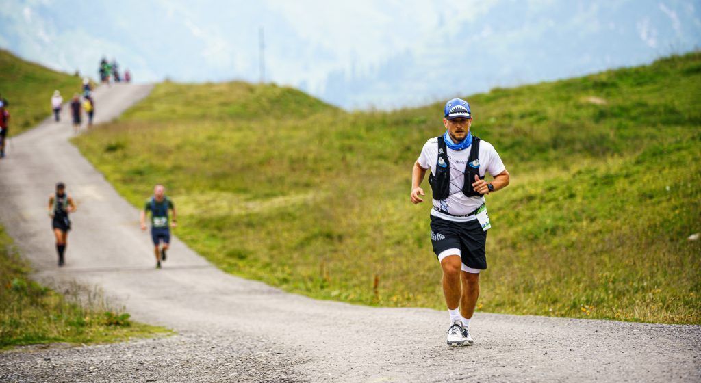Im Regen drehte Bergspezialistin Sabine Reiner auf