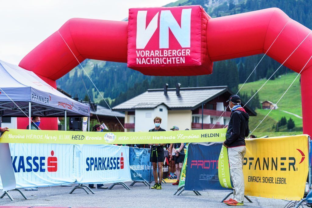 Im Regen drehte Bergspezialistin Sabine Reiner auf