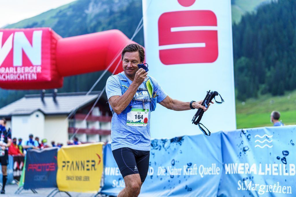 Im Regen drehte Bergspezialistin Sabine Reiner auf