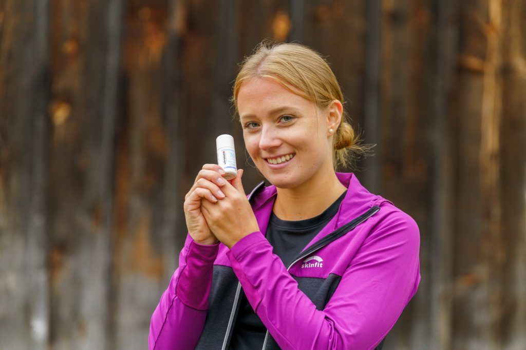 Im Regen drehte Bergspezialistin Sabine Reiner auf