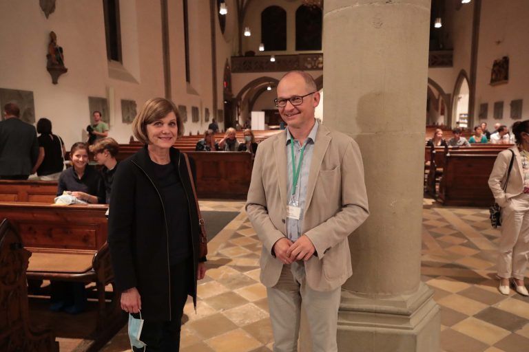 Landesstatthalterin Barbara Schöbi-Fink und Thomas Doppelbauer.