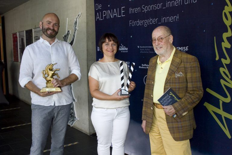 Kurator Jürgen Schacherl (l.), Intendantin Manuela Mylonas und Gründer Günther Wolf. Franc