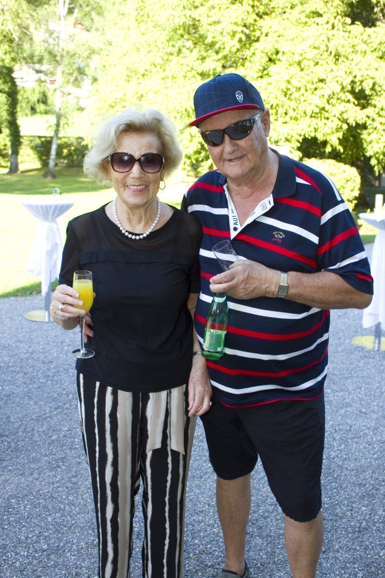 Herta Mathis und Walter Fend waren ebenso unter den Gästen.