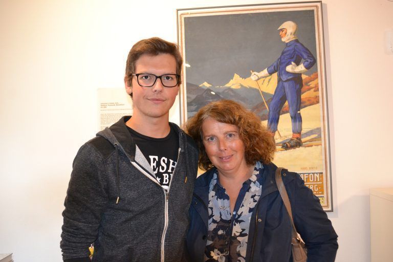 Lucas und Christine Wachter aus Gantschier nutzten das schlechte Wetter für einen spannenden Museumsbesuch.