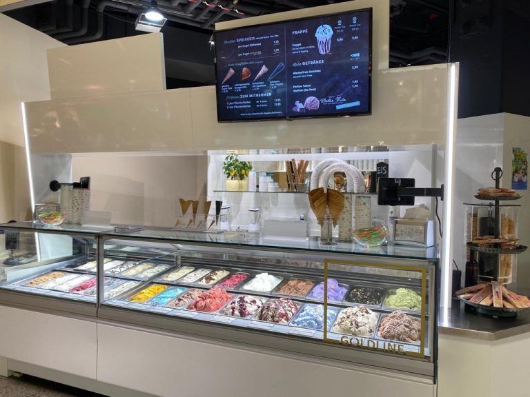 Das Innsbrucker Einkaufszentrum Sillpark ist Standort des ersten Dolce-Vita-Eissalons in Tirol, am Donnerstag wurde eröffnet.AN