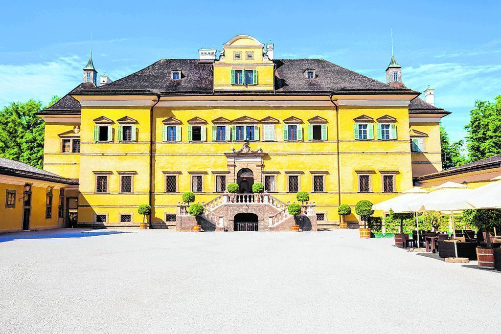 Wasserspiele beim Schloss Hellbrunn