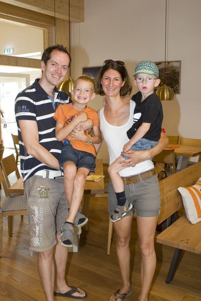 Familienausflug bei Martin, Lorenz, Birgit und Jakob Ressl.