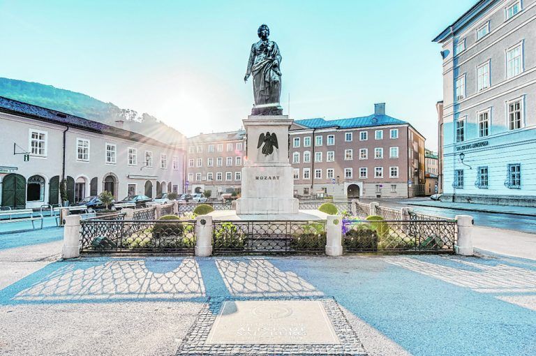 Startpunkt beim Mozartplatz