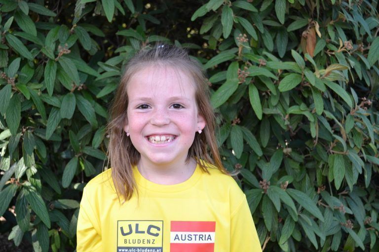 Ich habe im Juni mit dem Lauftraining begonnen. Die vielen Spiele machen mir Spaß. Es ist nie langweilig. Es ist fein, dass wir alle zusammenkommen. Auch ich freue mich immer darauf, hierherzukommen. Lilly Ladinig, 8 Jahre, Bludenz