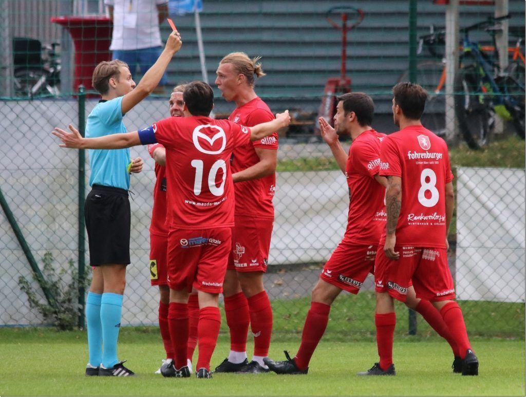 Favorit VfB Hohenems deklassiert dezimiertes Rankweil
