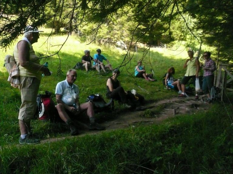 Über Stock und Stein ging es bei der anspruchsvollen Bergtour mit den Pensionisten aus Nüziders.Pensionistenverband