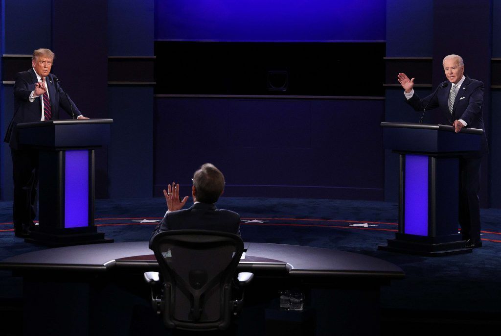 Chaotische TV-Debatte zwischen Trump und Biden