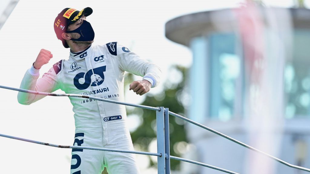 Sensationssieg von AlphaTauri-Pilot Gasly in Monza