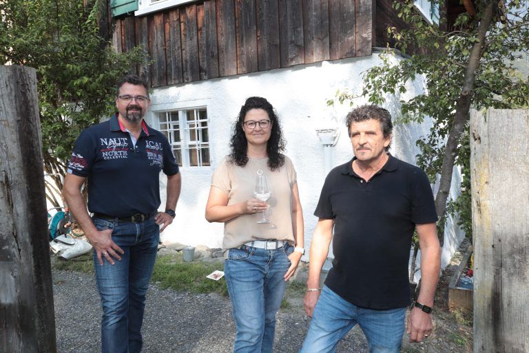 Helmut Moosbrugger, Michaela Berthold und Udo Santer.