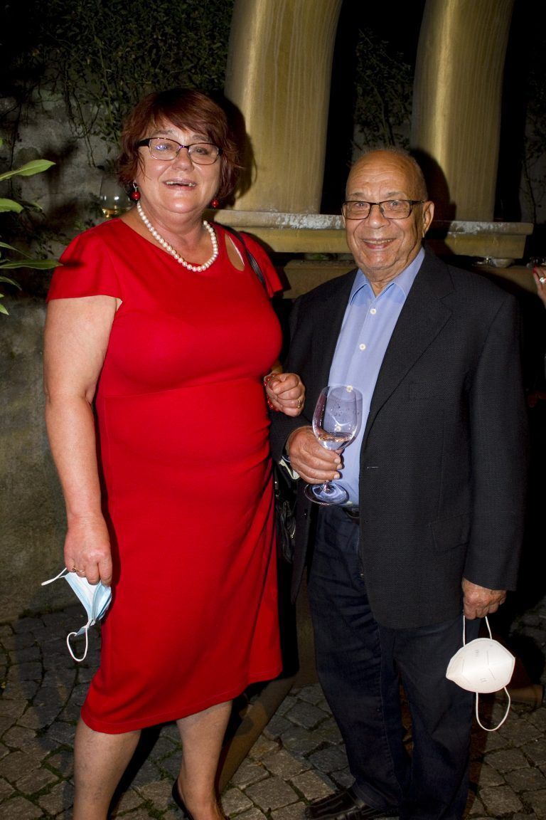 Beste Laune bei Iwona Prokopiak und Hassan El-Noweim.
