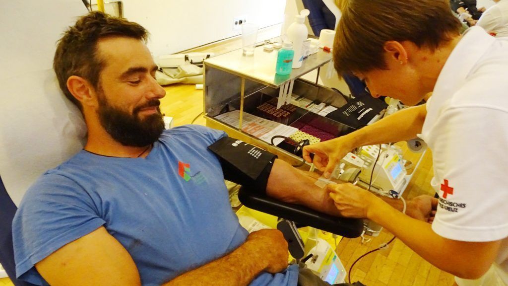 Ab 70 ist mit Blutspenden Schluss