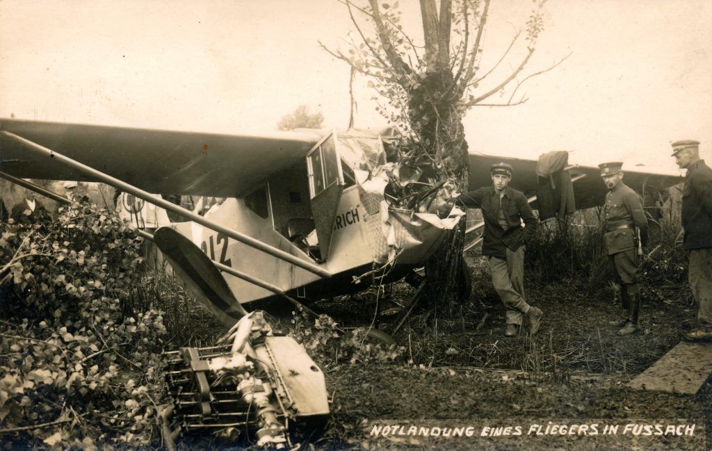 Spektakuläre Notlandung in Fußach vor 90 Jahren