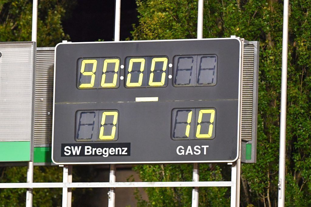 SW Bregenz gelingt im ÖFB-Cup nicht das Fußballwunder