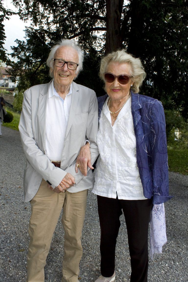 Mit dabei: Bildhauer Herbert Albrecht und Brigitte.