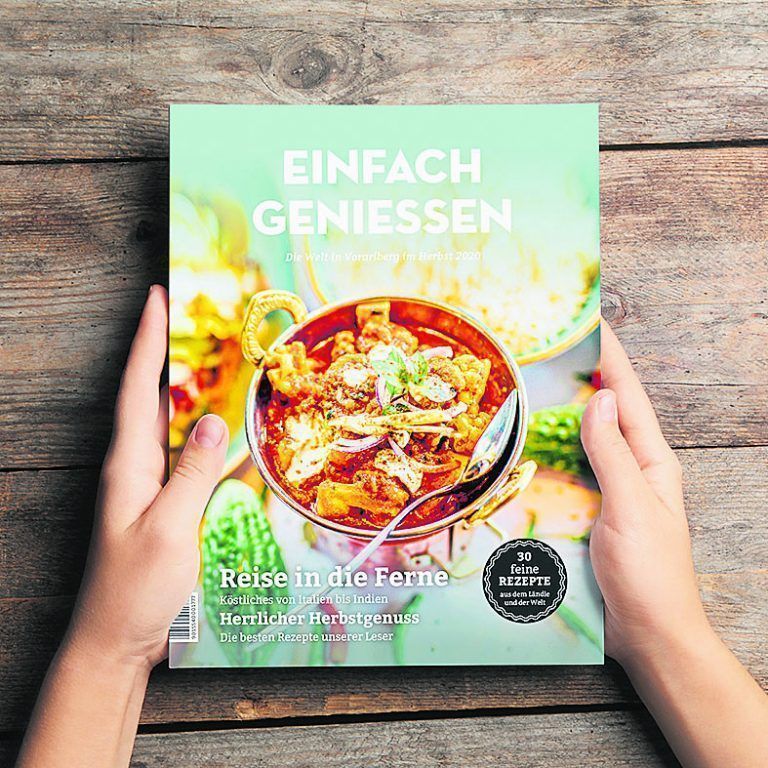 Am VN-Messestand ist das neue Genussmagazin mit herbstlichen Rezepten aus aller Welt erhältlich. vn