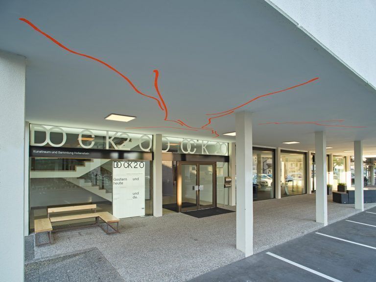 Der Kunstraum Dock 20, die ehemalige Galerie Hollenstein, in der Pontenstraße 20 in Lustenau wurde neu gestaltet und umbenannt. kuzmanovic