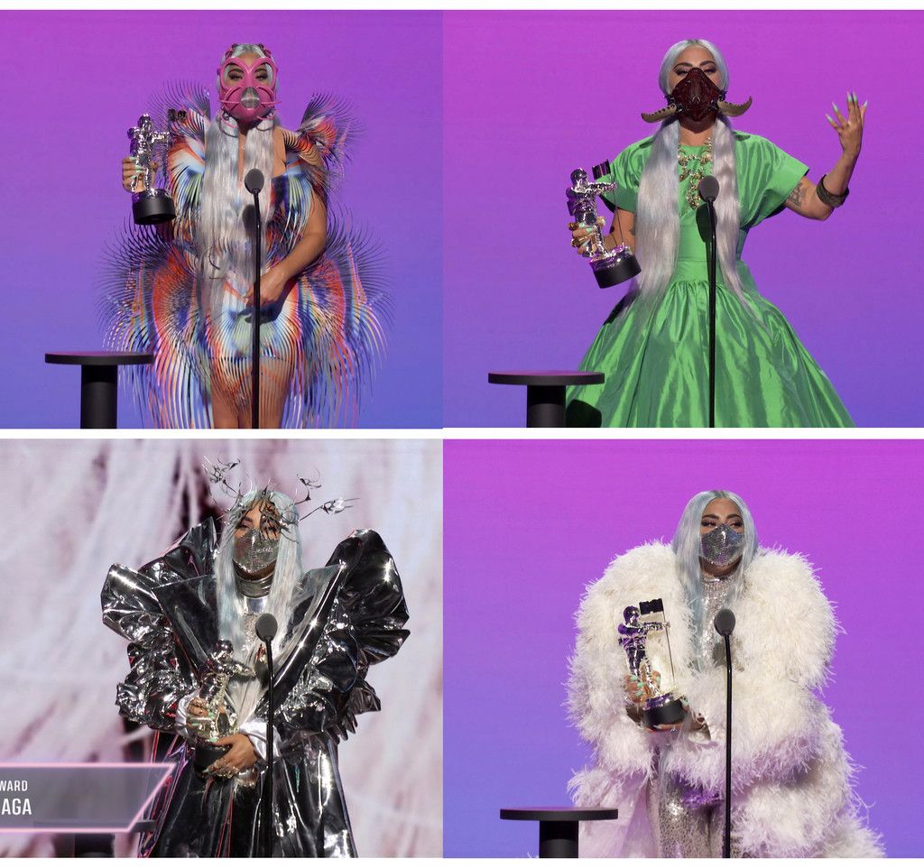 Große Lady-Gaga-Show mit Maske